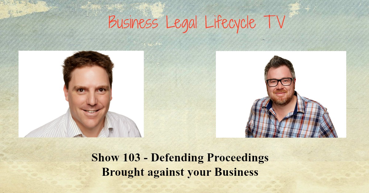 Defending Proceedings Brought against your Business